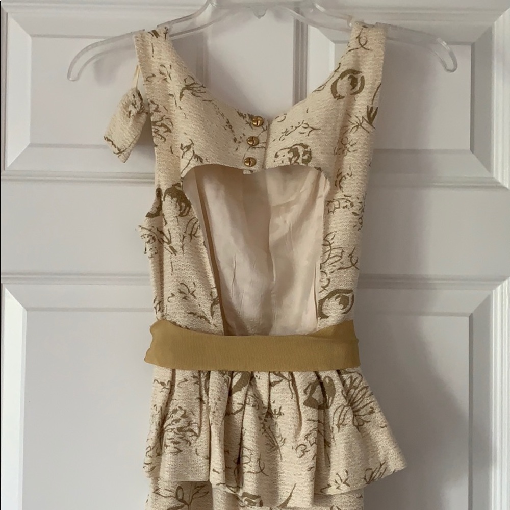 Anthropologie backless dress